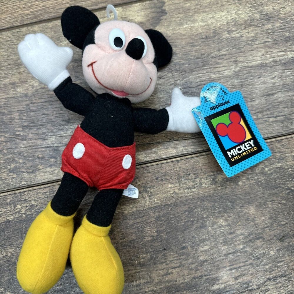 Vintage Applause Walt‎ Disney Mickey Mouse Plush Toy